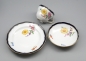 Preview: Meissen Kaffeegedeck Blume 3 mit Kobaltrand 1 Wahl.