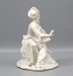 Preview: Nymphenburg Figur ‚Singende Schäferin‘ F. A. Bustelli, Weiß.