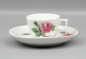 Preview: Meissen Moccatasse mit Untertasse Rote Rose, 1 Wahl.