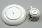 Preview: Meissen Moccatasse mit Untertasse Rote Rose, 1 Wahl.