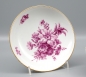 Preview: Meissen Teetasse mit Untertasse Marcolini Periode Blumenbukett Purpur.