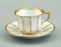 Preview: Royal Copenhagen Henriette Mocca Tasse mit Untertasse 8519.