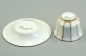 Preview: Royal Copenhagen Henriette Mocca Tasse mit Untertasse 8519.