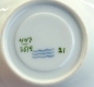 Preview: Royal Copenhagen Henriette Mocca Tasse mit Untertasse 8519.