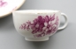 Preview: Meissen Teetasse mit Untertasse Marcolini Periode Blumenbukett Purpur.