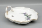 Preview: Meissen Blattschale Indische Blumen, Fels & Vogelmalerei.