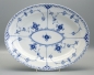 Preview: Royal Copenhagen ovale Schale Nr. 532 Musselmalet Halbspitze