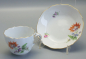 Preview: Meissen Mocca Tasse mit Untertasse Blume 2.