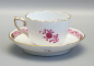 Preview: Herend Moccatasse mit Untertasse Apponyi Purpur.