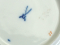 Preview: Meissen Moccatasse mit Untertasse Blume Kupfergrün.