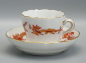 Preview: Meissen Moccatasse mit Untertasse reicher roter Drache 1 Wahl.