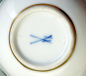 Preview: Meissen Moccatasse mit Untertasse reicher grüner Drache. 1 Wahl.