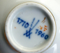 Preview: Meissen Moccatasse mit Untertasse Blume 2