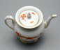 Preview: Meissen Teekanne Schwanenhals reicher roter Drache, 1 Wahl.