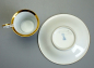 Preview: Meissen Moccatasse mit Untertasse Schwanenhals 1924-35.