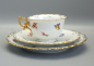 Preview: Meissen Prunk Tee/Kaffeegedeck Streublume Muschelrand. 1 Wahl.