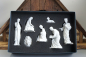Preview: Rosenthal Weihnachtskrippe 12tlg Krippenfiguren weiß, Biskuitporzellan.