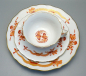 Preview: Meissen Teegedeck reicher Drache rot 1 Wahl.