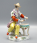 Preview: Meissen Porzellan Figur "Japaner mit Kesselpauke" Modell. 65664. 1 Wahl.