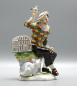 Preview: Meissen Figur Harlekin mit Vogel & Katze – Modell 456 – Knaufzeit (1860-1924) 1 Wahl.