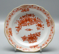 Preview: Meissen Mokkagedeck Indische Korallenrot Malerei, 1 Wahl.