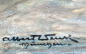 Preview: Großes Original Ölgemälde Albert Wenk (1863-1934) – Hafenszene mit Schiffen – 105,5x84,5 cm