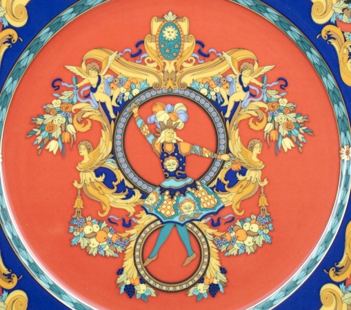 Große Platte/Wandteller Rosenthal " Le Roi Soleil" Ø31 cm.