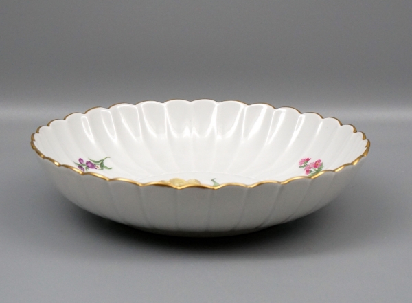 Meissen Fächerschale Blume 3, Ø 20,5 cm, 1 Wahl.
