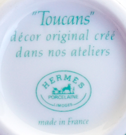 Hermes Paris Toucans Milchkanne1 Wahl.