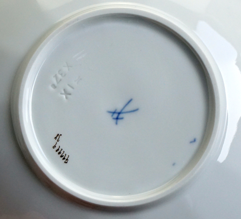 Meissen Kaffeegedeck X-Form.
