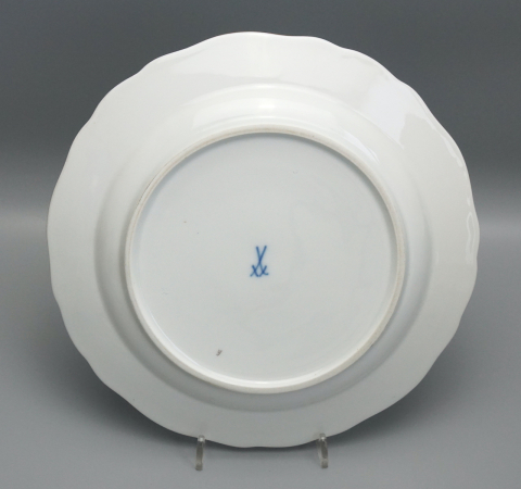 Meissen Kuchenteller Blume 2, 1 Wahl. D-21,7 cm.