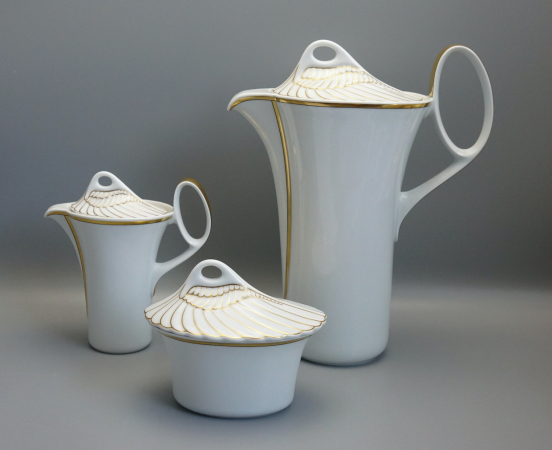Rosenthal Kaffeekern Mythos Weiß Design Paul Wunderlich.