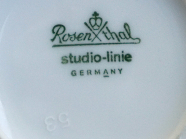 Rosenthal Kaffeekern Mythos Weiß Design Paul Wunderlich.