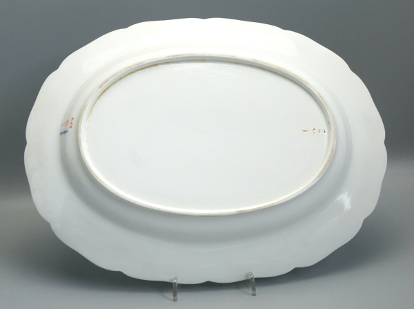KPM Berlin Ovale Platte. 31,8 x 24,2 cm