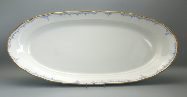 Große KPM Berlin Ovale Platte L 62,5 X 28,5 cm.