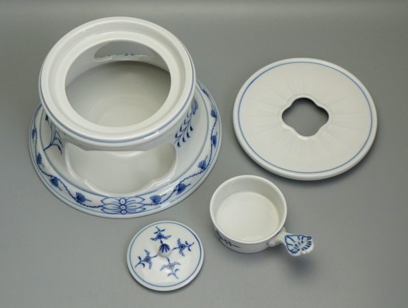 Meissen Stövchen mit Teelichthalter Zwiebelmuster 1 Wahl.