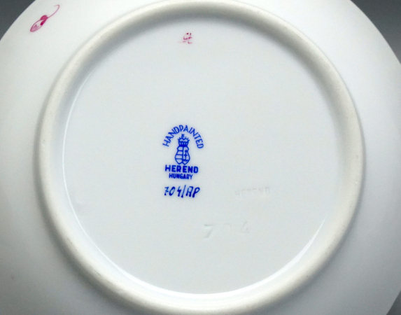 Preview: 6 Gedecke Herend Apponyi Purpur 704/517.