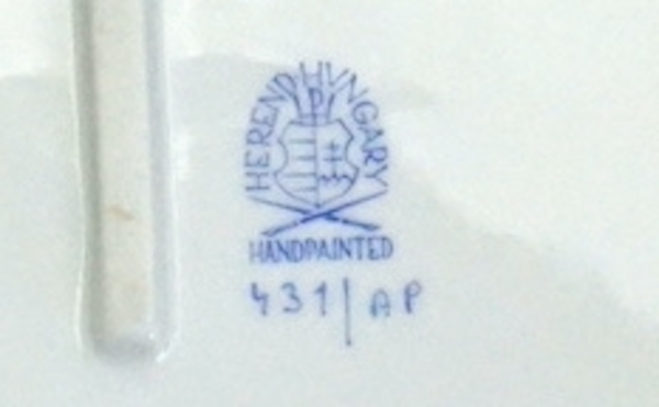 Preview: Herend Kuchenplatte Apponyi Purpur 431/AP.