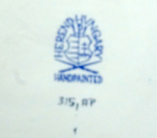 Herend Henkelplatte Apponyi Purpur 315/AP