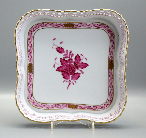 Preview: Herend Durchbruchschale Apponyi Purpur 7510/AP