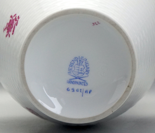 Preview: Herend Vase Apponyi Purpur 6962/AP