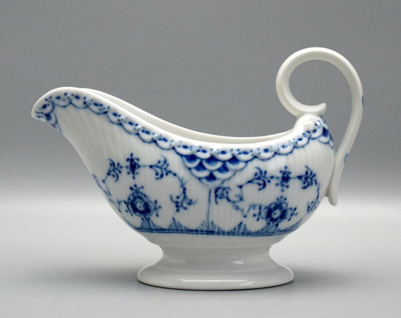 Royal Copenhagen Sauciere Musselmalet Halbspitze, 1 Wahl. Nr. 661