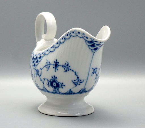 Preview: Royal Copenhagen Sauciere Musselmalet Halbspitze, 1 Wahl. Nr. 661