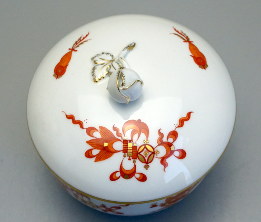 Preview: Meissen Zuckerdose reicher Drache rot 1 Wahl.