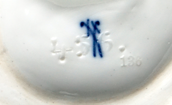 Meissen Figur Harlekin mit Vogel & Katze – Modell 456 – Knaufzeit (1860-1924) 1 Wahl.