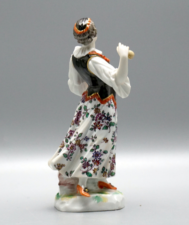 Preview: Meissen Figur Columbine mit Maske – Knaufzeit (ca. 1900) – Modell 1118 – 1. Wahl