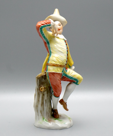 Preview: Meissen Figur „Tanzender Harlekin“ – Knaufzeit (1860-1924) – Modell 454 – 1. Wahl