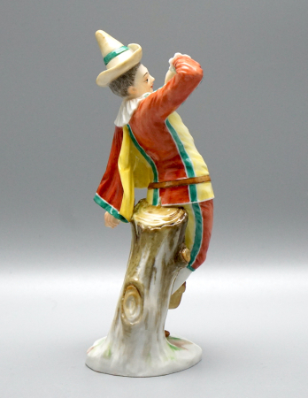 Preview: Meissen Figur „Tanzender Harlekin“ – Knaufzeit (1860-1924) – Modell 454 – 1. Wahl