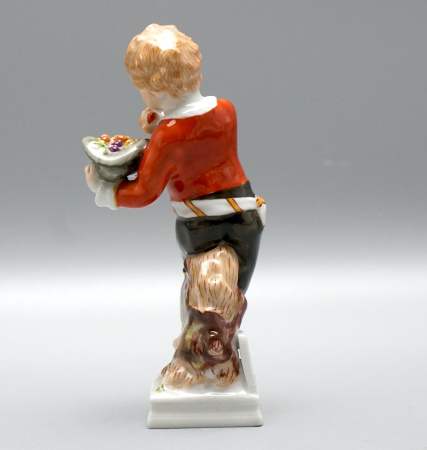 Preview: KPM Berlin Monatsfigur „Waage“ – Sternzeichen, Bunt Bemalt – 11 cm