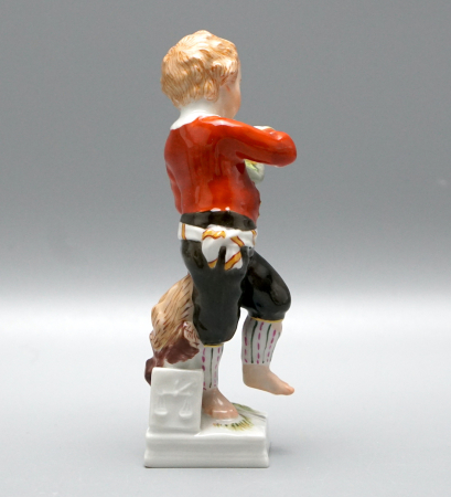 Preview: KPM Berlin Monatsfigur „Waage“ – Sternzeichen, Bunt Bemalt – 11 cm